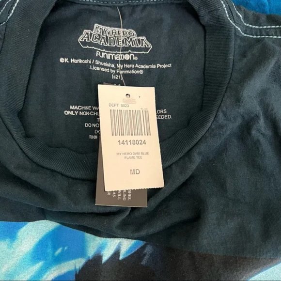 My Hero Academia Dabi Blue Flame T-Shirt Men's Sz M - Picture 4 of 5